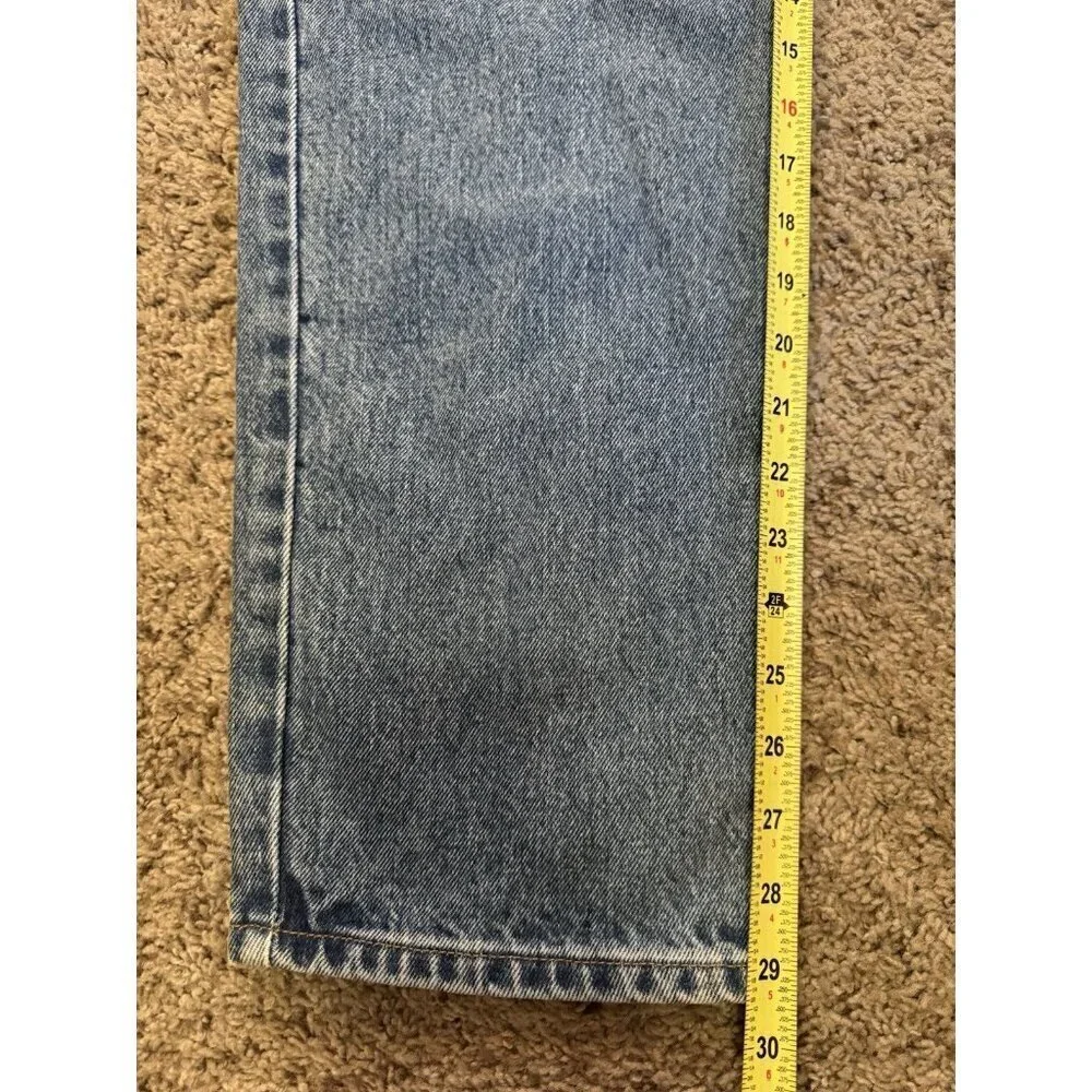 LEVIS VINTAGE 1998 550 Denim Jeans Red Tab Mid Wash 32x30 Casual Rugged READ